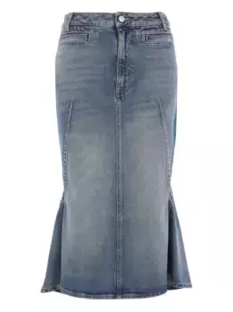 Юбка Kickback Alexander McQueen, синий