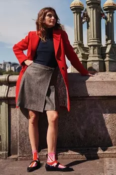 Юбка килт с пряжками от Хелен Boden, коричневый