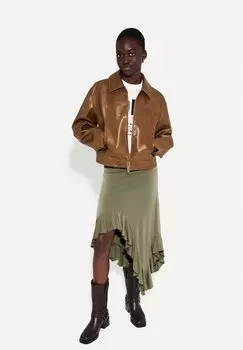 Юбка-колокол Bershka, оранжевый