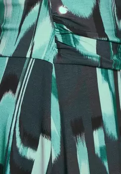 Юбка-колокольчик BEDRUCKTER Street One, пестрый зеленый