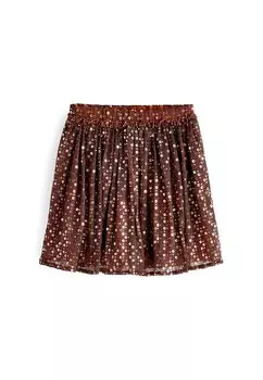 Юбка-колокольчик Foil Sparkle Standard Next, цвет bronze sequin