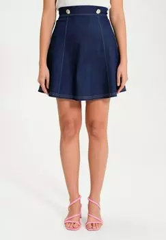 Юбка-колокольчик Rinascimento, синяя