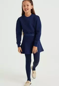 Юбка-колокольчик Rok Met Dessin WE Fashion, синий