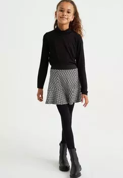Юбка-колокольчик WE Fashion, черная