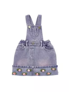 Юбка-колокол GONNA SALOPETTE Monnalisa, синий деним