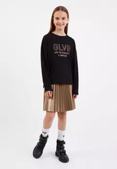 Юбка-колокол Gulliver, коричневый