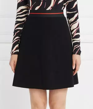 Юбка-колокол Marc Cain мини, черный