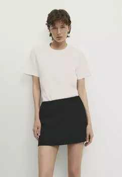 Юбка-колокол Massimo Dutti, черный