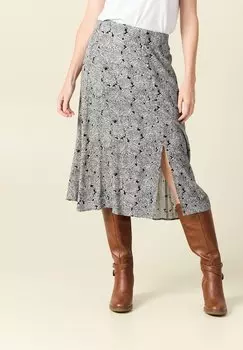 Юбка-колокол MIDI BONOBO Jeans, черный