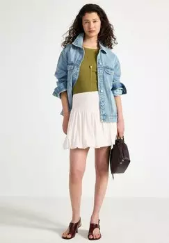 Юбка-колокол Minigonna Lindex, белый