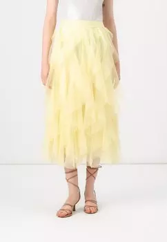 Юбка-колокол ONLSKY SKIRT ONLY, светло-желтый
