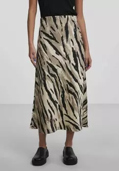 Юбка-колокол Pieces, матовый миндаль