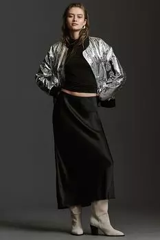 Юбка-комбинация Anthropologie The Tilda, черный