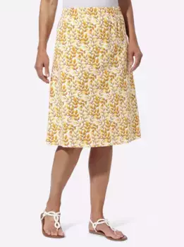 Юбка-комбинация Classic Basics, цвет Ecru-Ocker-Bedruckt