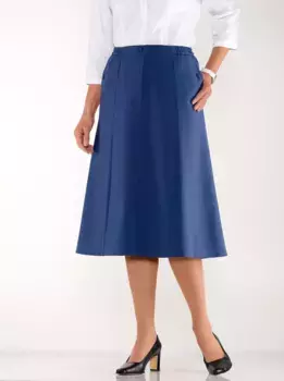 Юбка-комбинация Classic Basics, джинсовый