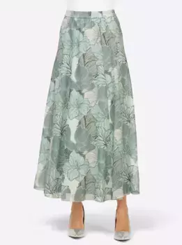 Юбка-комбинация Creation L, цвет Kalkmint-Mint-Bedruckt