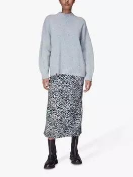 Юбка-комбинация Whistles Abstract Cheetah, синий/мульти