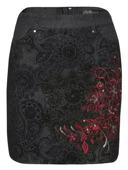 Юбка KOROSHI, цвет Anthracite/Light grey