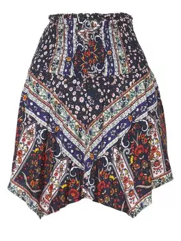 Юбка Koroshi, разноцветный