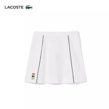 Юбка короткая Lacoste спортивная, белый