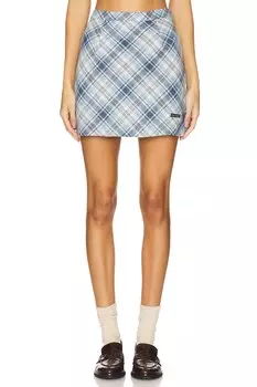 Юбка косого кроя в классическом стиле House Of Sunny, мультиколор