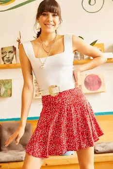 Юбка - Красный - Мини Olalook, красный