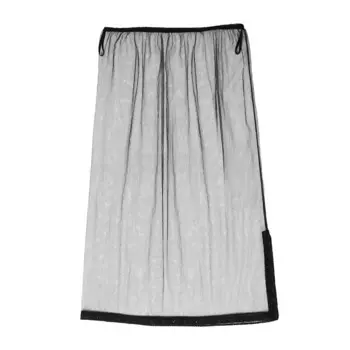 Юбка кружевная Deep Breath Brother с разрезом, черный