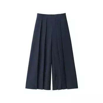 Юбка-кюлот Muji двухслойная, черный