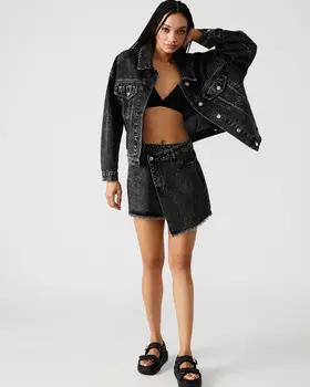 Юбка Kyla Denim Skirt Steve Madden, черный