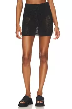 Юбка L*SPACE Coast Is Clear, черный