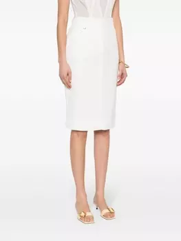 Юбка La Jupe Midi Bari Jacquemus, белый