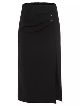 Юбка LASCANA Midi, черный