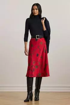 Юбка Lauren Ralph Lauren, красный