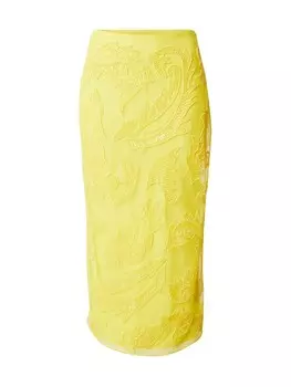 Юбка Lauren Ralph Lauren Skirt, желтый