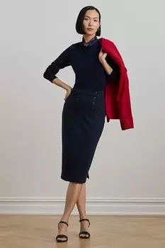 Юбка Lauren Ralph Lauren, темно-синий