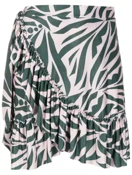 Юбка Laurita с оборками Lygia & Nanny, зеленый