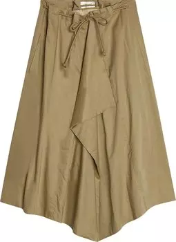 Юбка Lemaire Loose Skirt 'Dusty Sage', зеленый