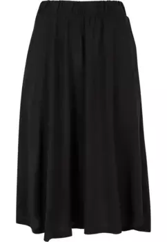 Юбка летняя URBAN CLASSICS " Urban Classics Ladies Viscose Юбка" (1 шт.), черный