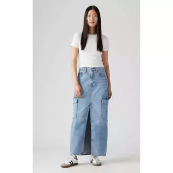 Юбка Levi's Column Cargo Midi, синий
