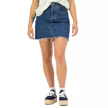 Юбка Levi's Decon Iconic Butterfly High Rise, синий