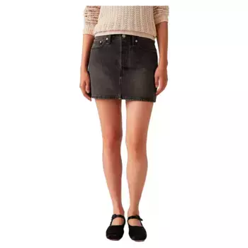 Юбка Levi's Icon denim skirt, черный