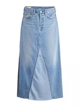 Юбка LEVI'S Iconic, цвет Blue denim/Light blue