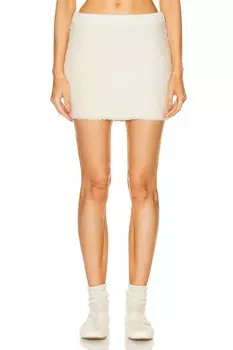 Юбка Lex Букле GRLFRND, слоновая кость