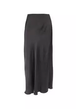 Юбка лили атласная атласная миди юбка один размер Seasons Of April, черный