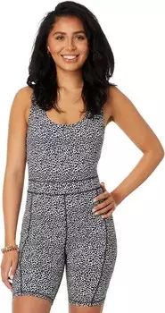 Юбка Lilly Pulitzer Everetta Jumpsuit Upf 50+, цвет Onyx Twisted Up Active Jacquard