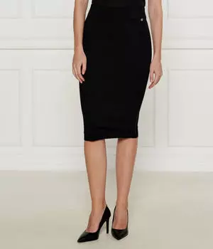 Юбка Liu Jo со стразами, черный