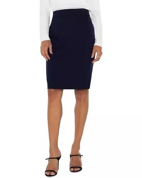 Юбка Liverpool Los Angeles Pencil Skirt With Back Vent Mid Rise Super Stretch Ponte, цвет Cadet Blue