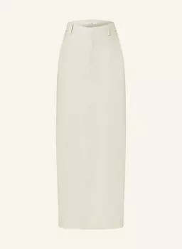 Юбка лизагз с льном Gestuz, бежевый