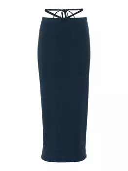 Юбка LSCN BY LASCANA Midi, темно-синий