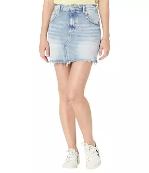 Юбка Lucky Brand, High-Rise Cutoffs Jeans Skirt in High Key